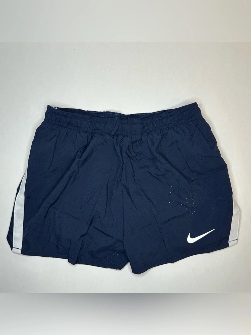 NWT Nike Kids Dri-FIT Running Shorts Youth XL Navy Blue White CV2861